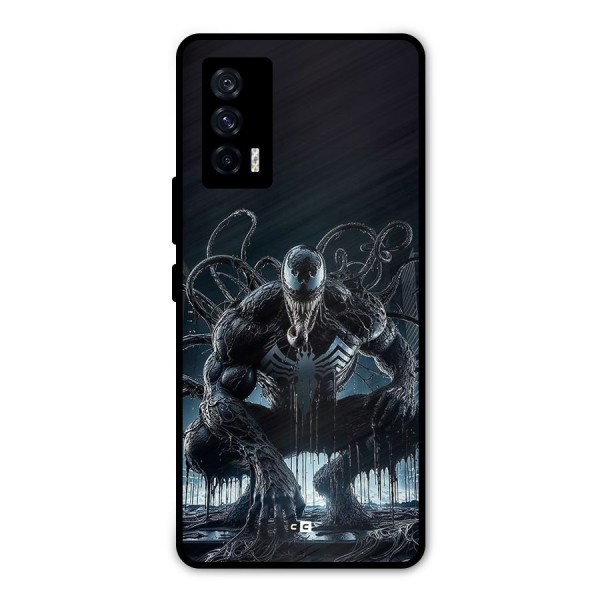 Sitting Venom Metal Back Case for iQOO 7 5G