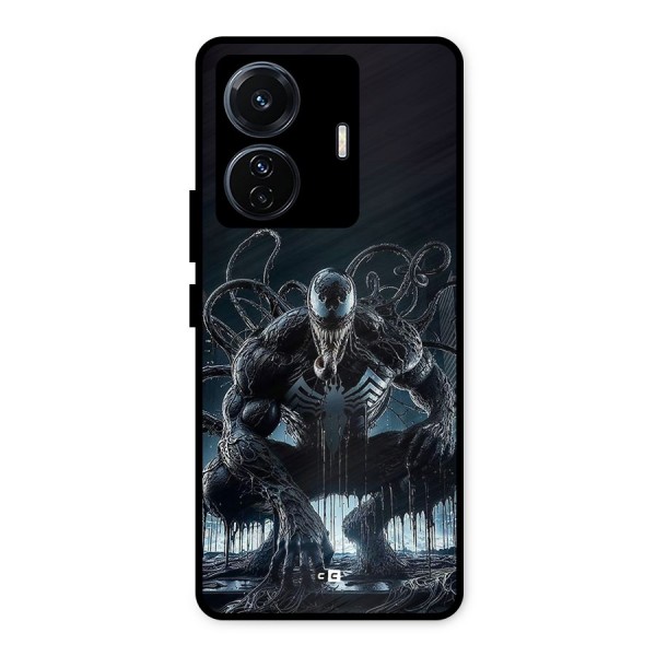 Sitting Venom Metal Back Case for iQOO Z6