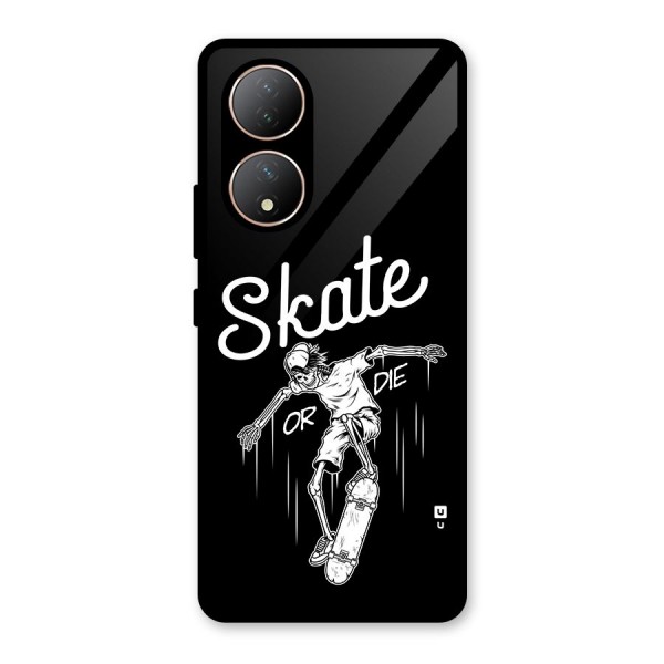 Skate Or Die Glass Back Case for Vivo T2