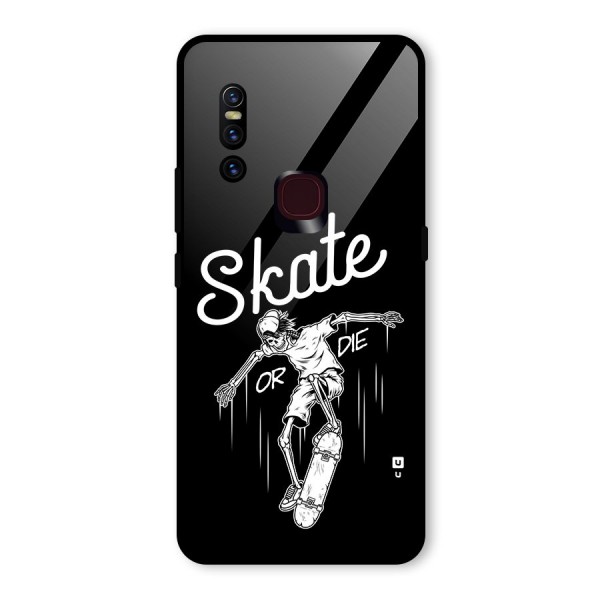 Skate Or Die Glass Back Case for Vivo V15