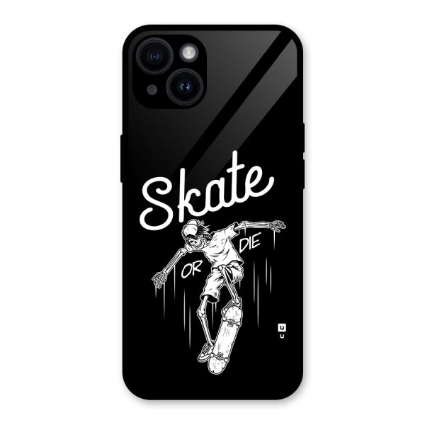 Skate Or Die Glass Back Case for iPhone 14