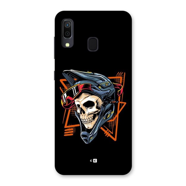 Skull Helmet Back Case for Galaxy A30