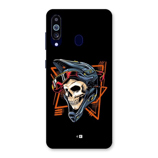 Skull Helmet Back Case for Galaxy A60