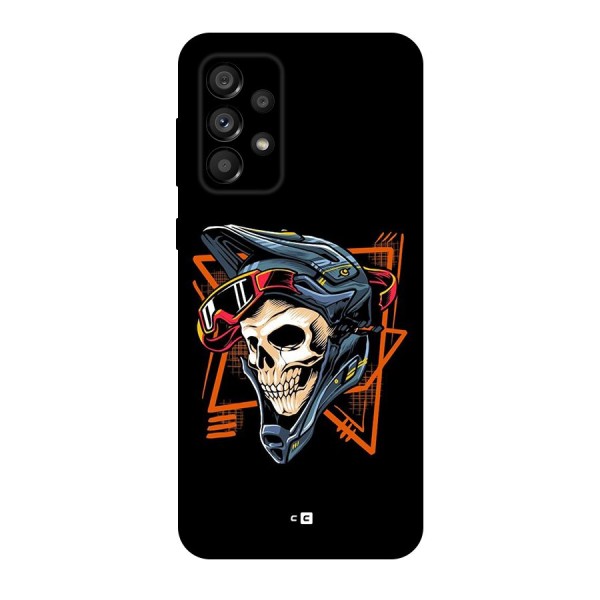 Skull Helmet Back Case for Galaxy A73 5G