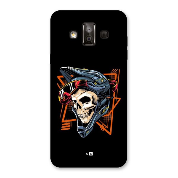 Skull Helmet Back Case for Galaxy J7 Duo