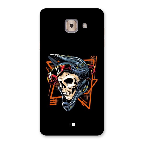 Skull Helmet Back Case for Galaxy J7 Max