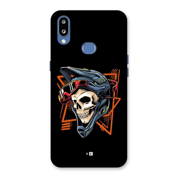 Skull Helmet Back Case for Galaxy M01s