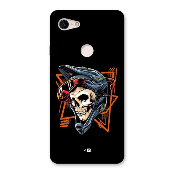 Skull Helmet Back Case for Google Pixel 3 XL