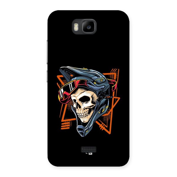 Skull Helmet Back Case for Honor Bee