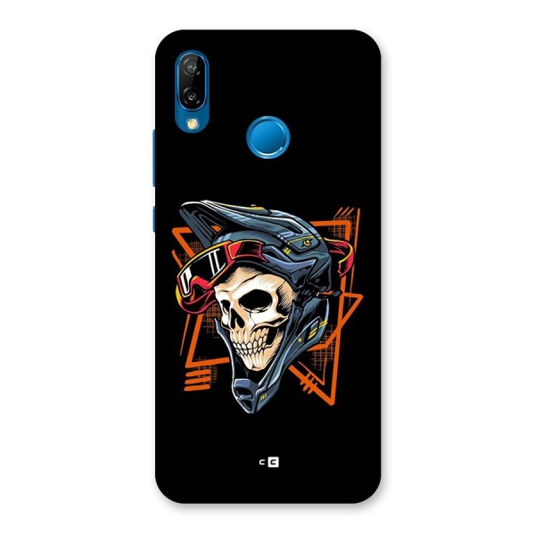 Skull Helmet Back Case for Huawei P20 Lite