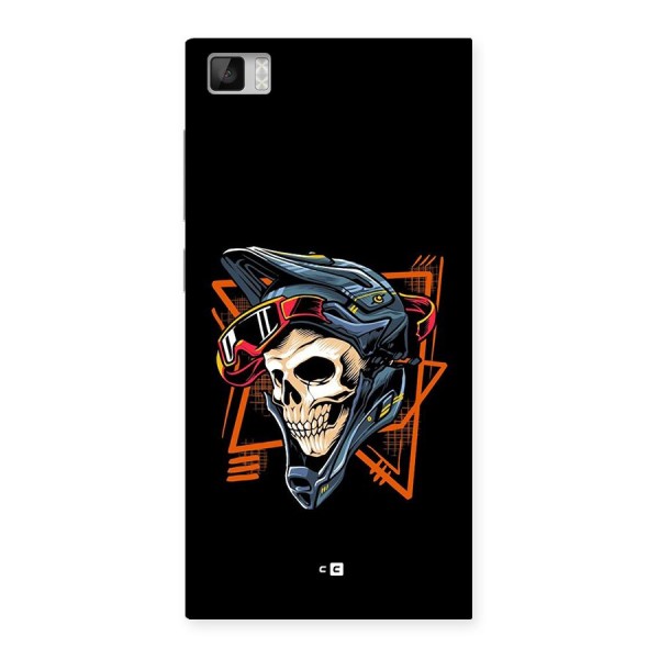 Skull Helmet Back Case for Mi3