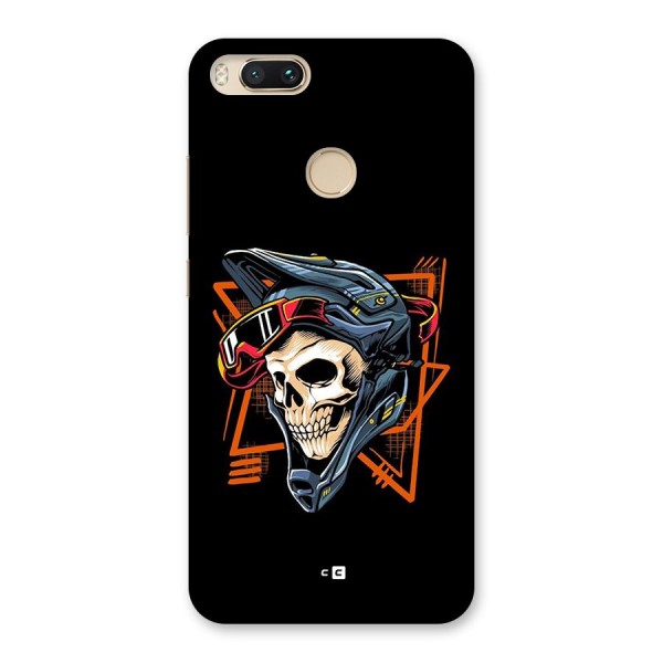 Skull Helmet Back Case for Mi A1