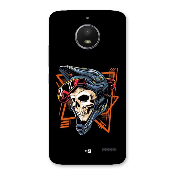 Skull Helmet Back Case for Moto E4