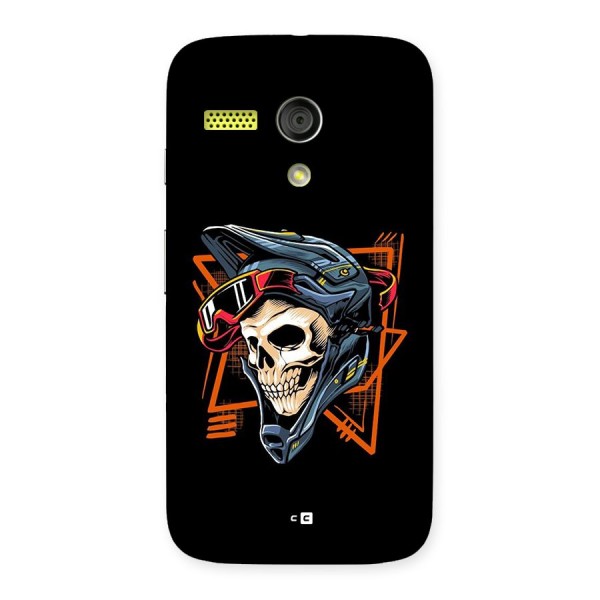 Skull Helmet Back Case for Moto G