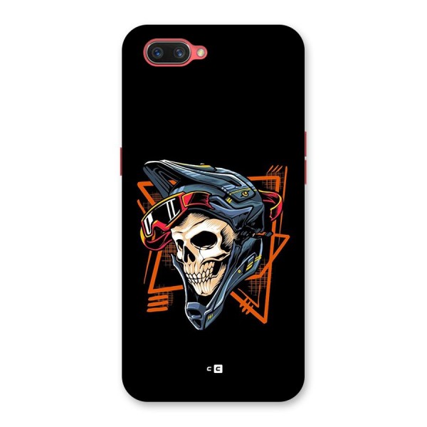 Skull Helmet Back Case for Oppo A3s