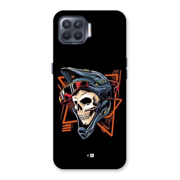 Skull Helmet Back Case for Oppo F17 Pro