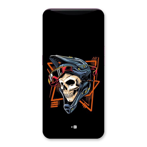 Skull Helmet Back Case for Oppo Find X