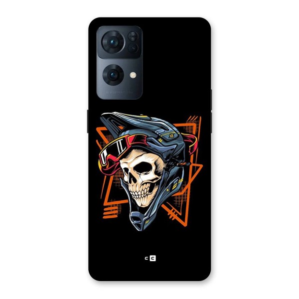 Skull Helmet Back Case for Oppo Reno7 Pro 5G