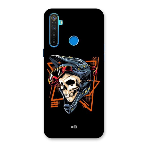 Skull Helmet Back Case for Realme 5s