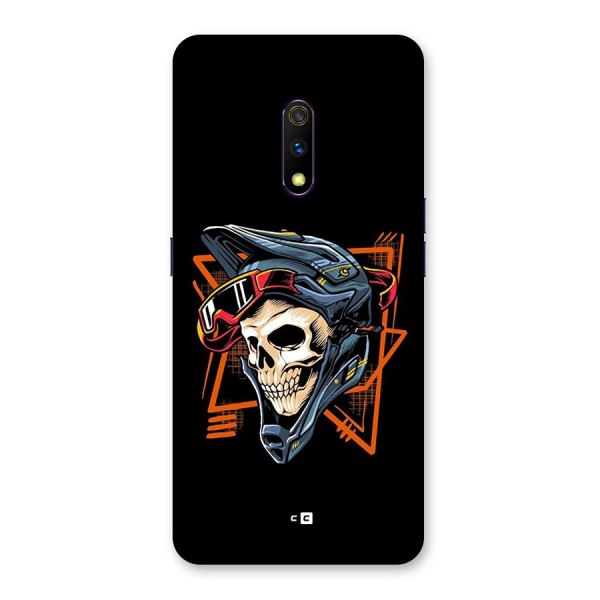 Skull Helmet Back Case for Realme X