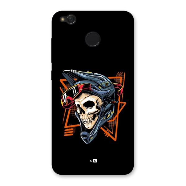 Skull Helmet Back Case for Redmi 4