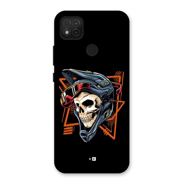 Skull Helmet Back Case for Redmi 9