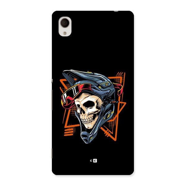 Skull Helmet Back Case for Xperia M4