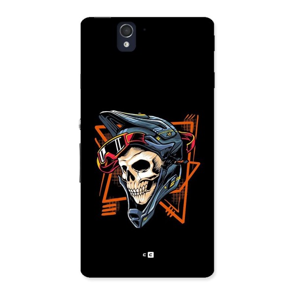 Skull Helmet Back Case for Xperia Z