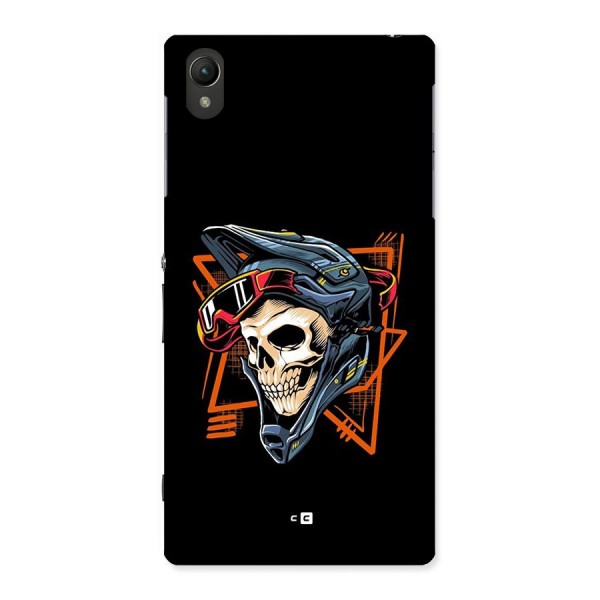 Skull Helmet Back Case for Xperia Z1