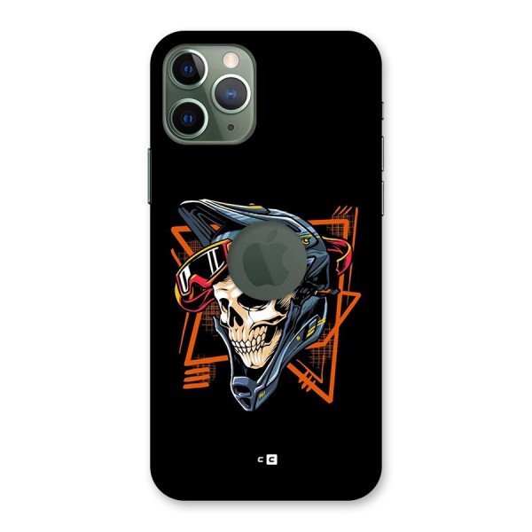 Skull Helmet Back Case for iPhone 11 Pro Logo Cut