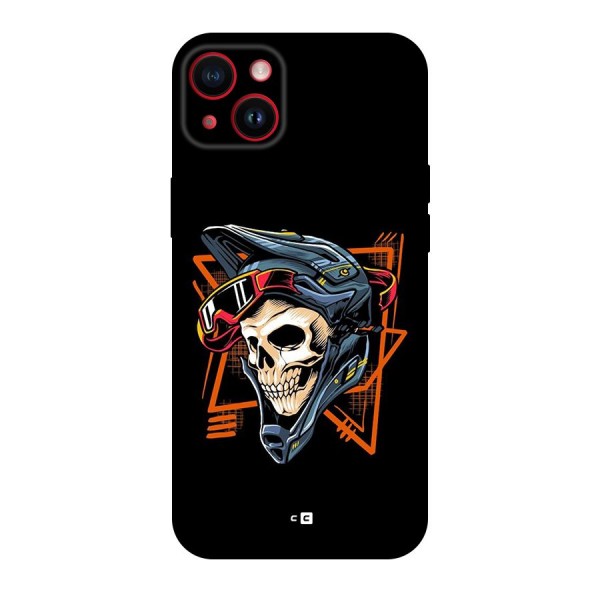 Skull Helmet Back Case for iPhone 14 Plus