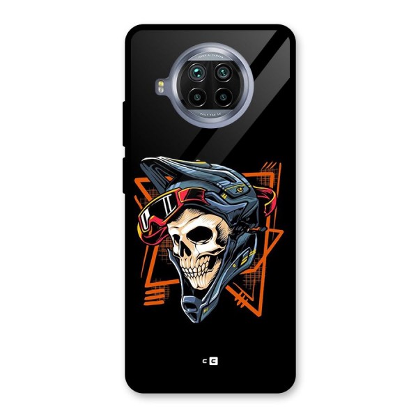 Skull Helmet Glass Back Case for Mi 10i