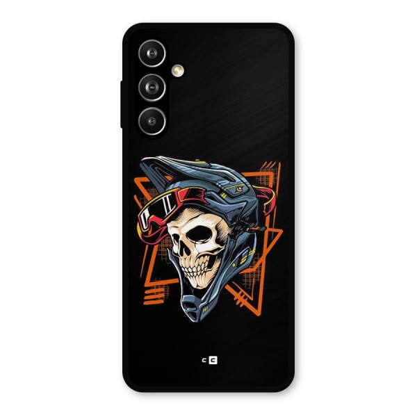 Skull Helmet Metal Back Case for Galaxy F54