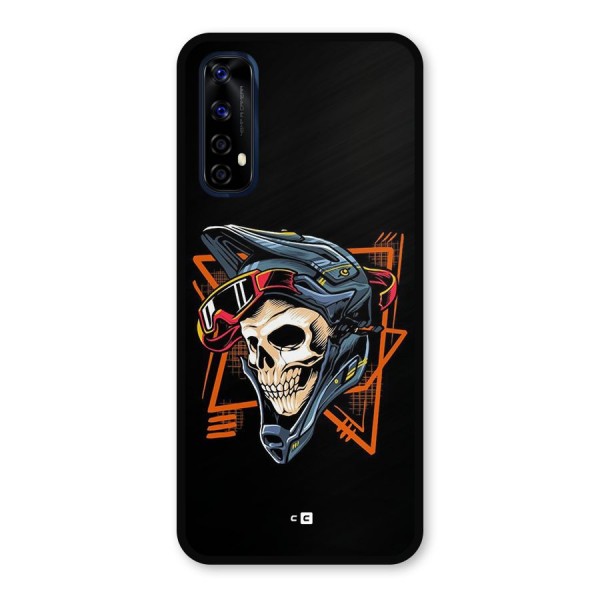 Skull Helmet Metal Back Case for Realme 7