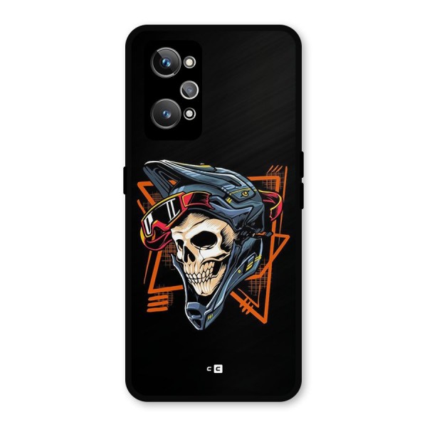 Skull Helmet Metal Back Case for Realme GT 2