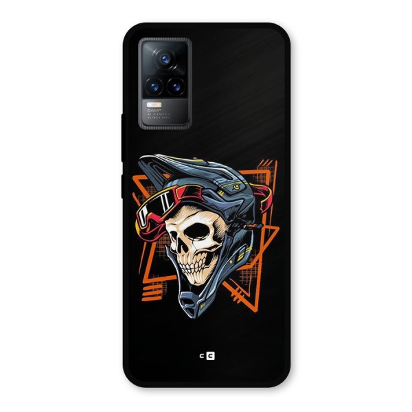 Skull Helmet Metal Back Case for Vivo Y73