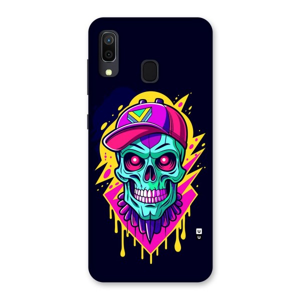 Skull In Cap Back Case for Galaxy A20