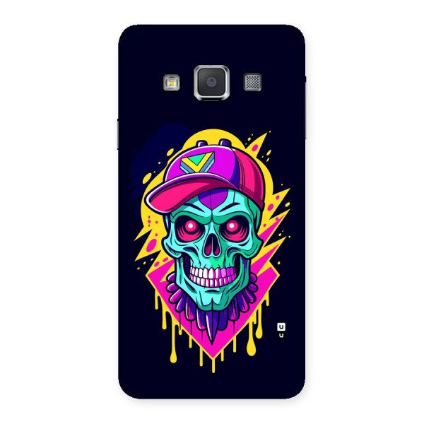 Skull In Cap Back Case for Galaxy A3