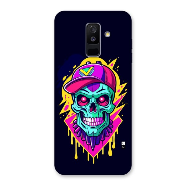 Skull In Cap Back Case for Galaxy A6 Plus