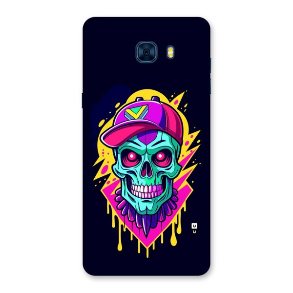 Skull In Cap Back Case for Galaxy C7 Pro