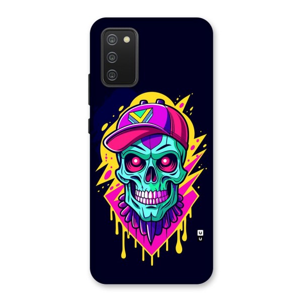 Skull In Cap Back Case for Galaxy F02s