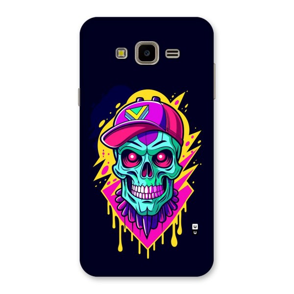 Skull In Cap Back Case for Galaxy J7 Nxt