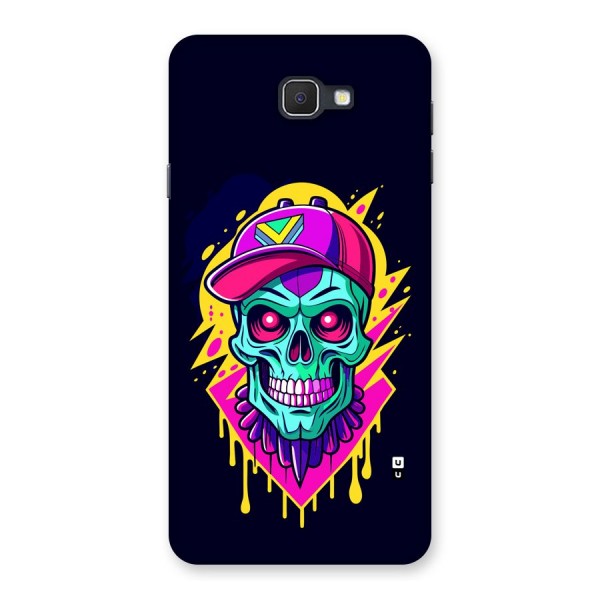 Skull In Cap Back Case for Galaxy J7 Prime