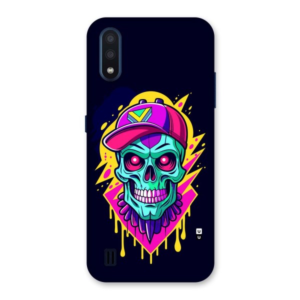 Skull In Cap Back Case for Galaxy M01