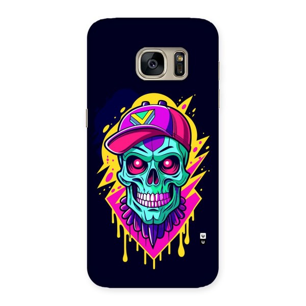 Skull In Cap Back Case for Galaxy S7