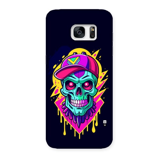 Skull In Cap Back Case for Galaxy S7 Edge