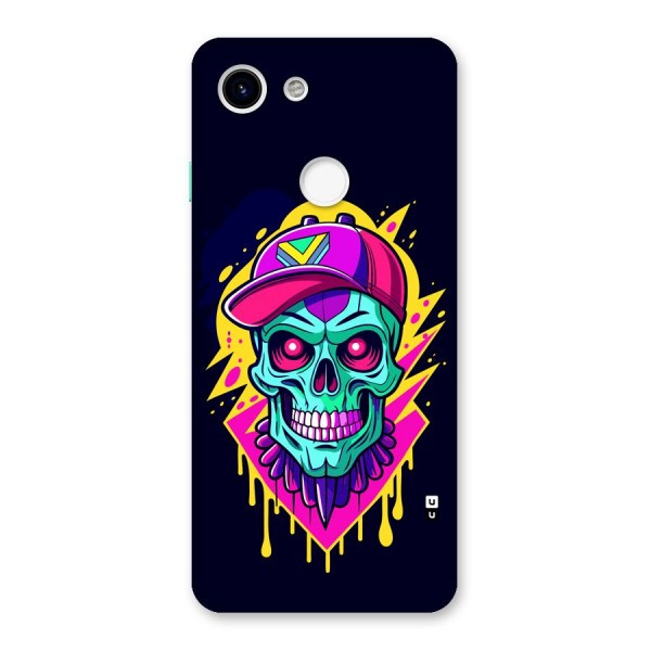 Skull In Cap Back Case for Google Pixel 3