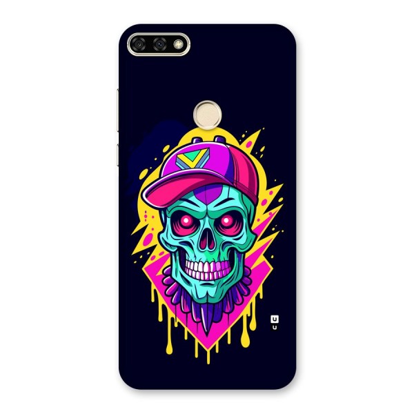 Skull In Cap Back Case for Honor 7A