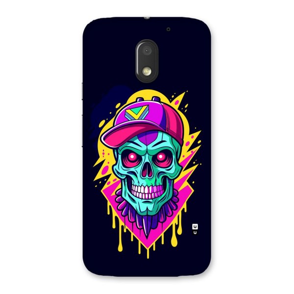 Skull In Cap Back Case for Moto E3 Power