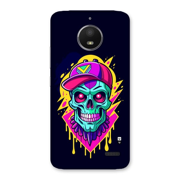 Skull In Cap Back Case for Moto E4